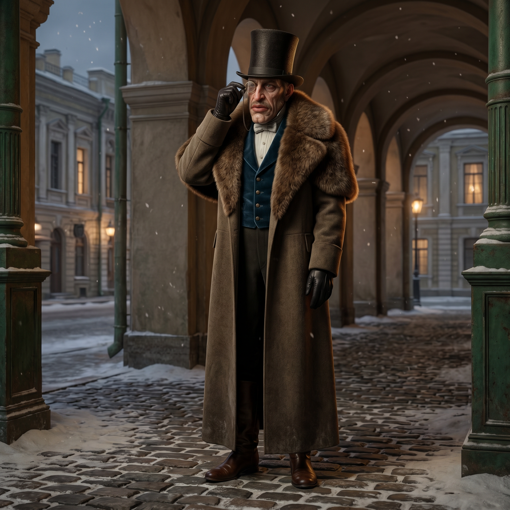Man With Monocle