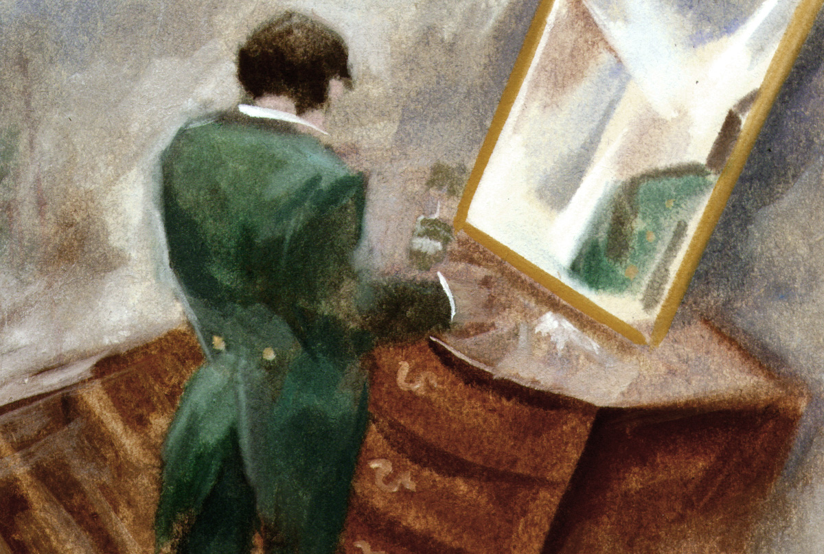 Poprishchin at Mirror