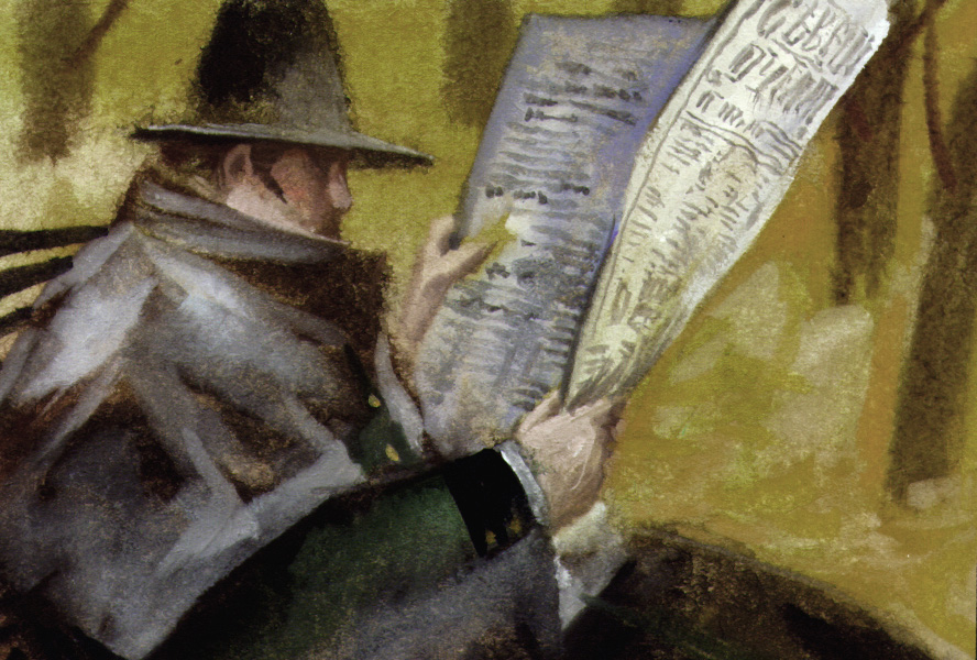 Poprishchin Reading the Northern Bee