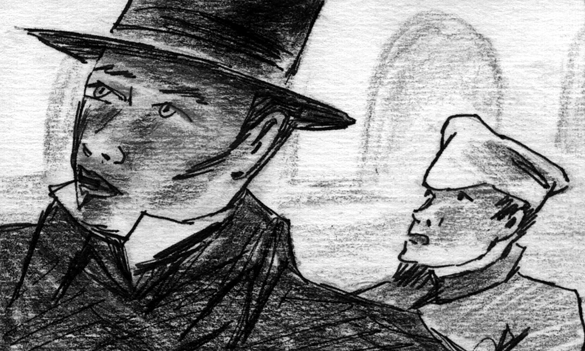 Paperboy and tailor react