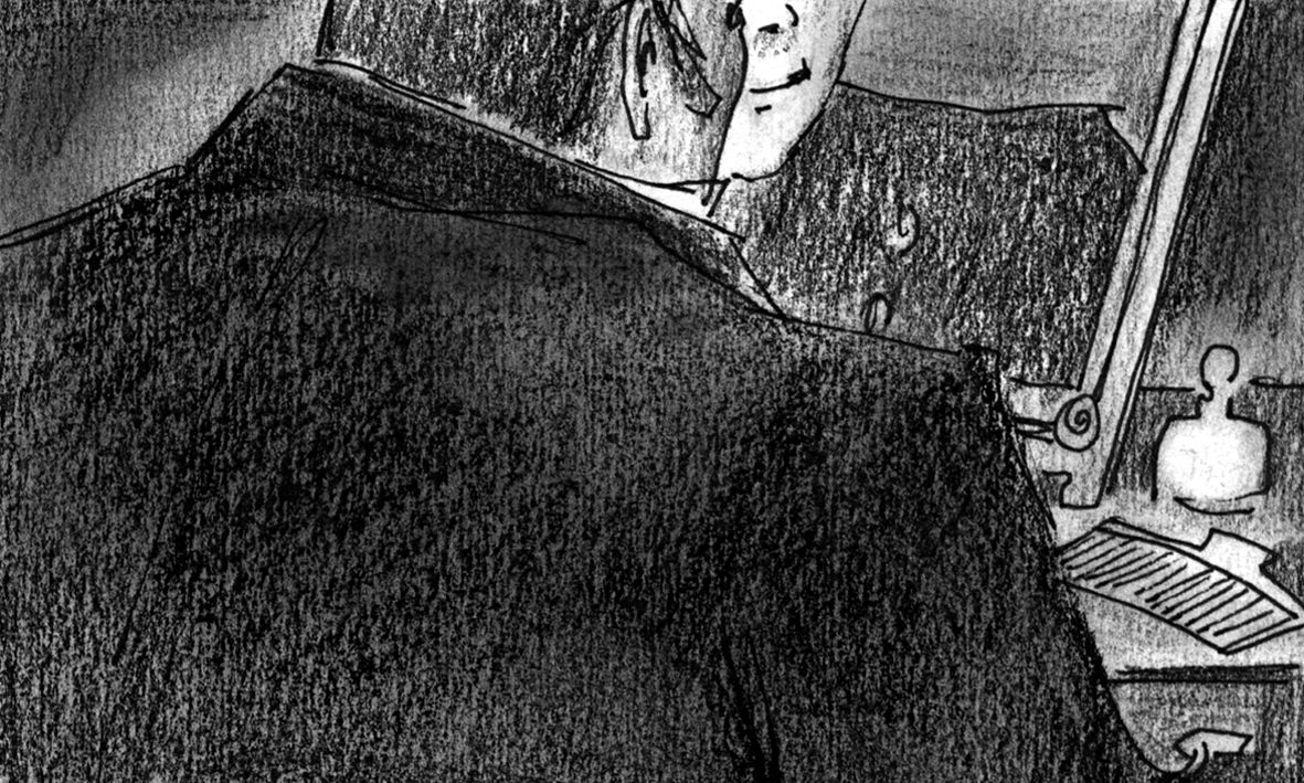 Poprishchin in mirror