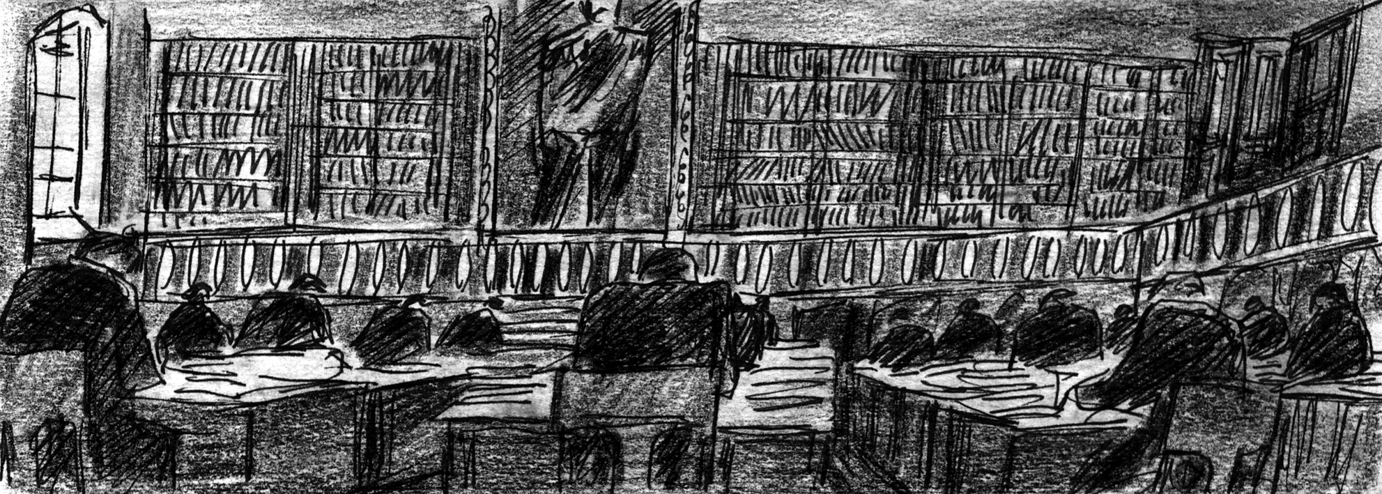 Civil service office wide shot