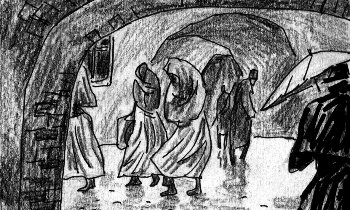 Poprishchin crosses arches