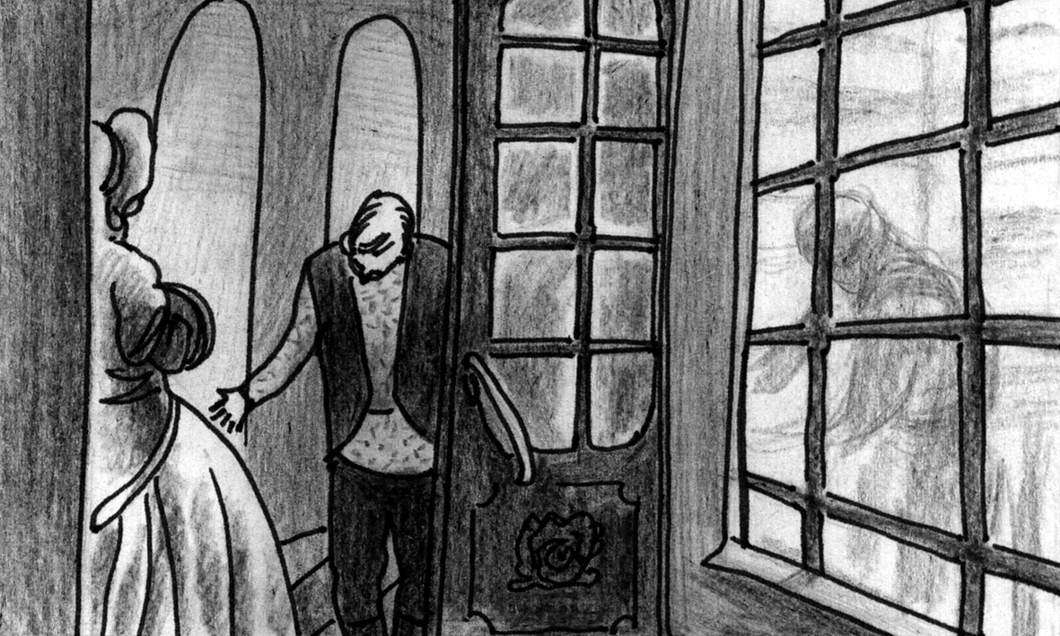 Sophie walks to clothing store