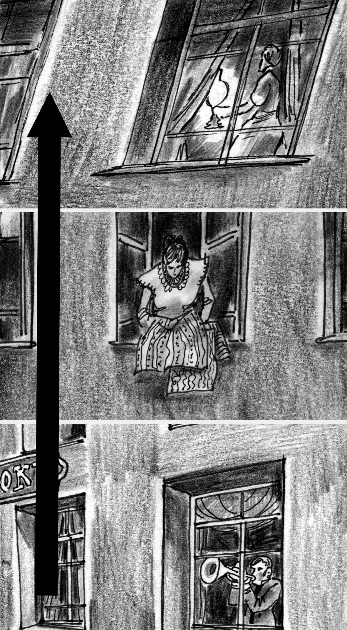 Zverkov House windows tilt up