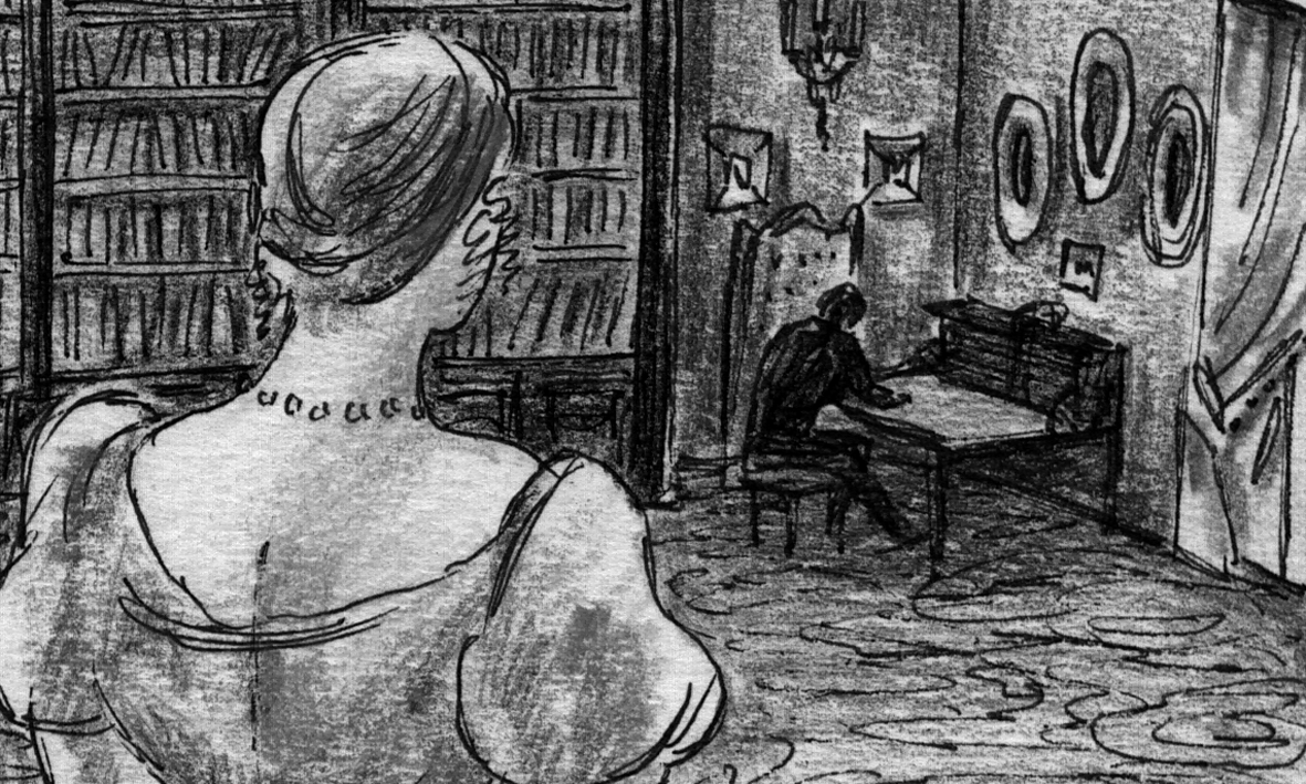 Over the shoulder of Sophie