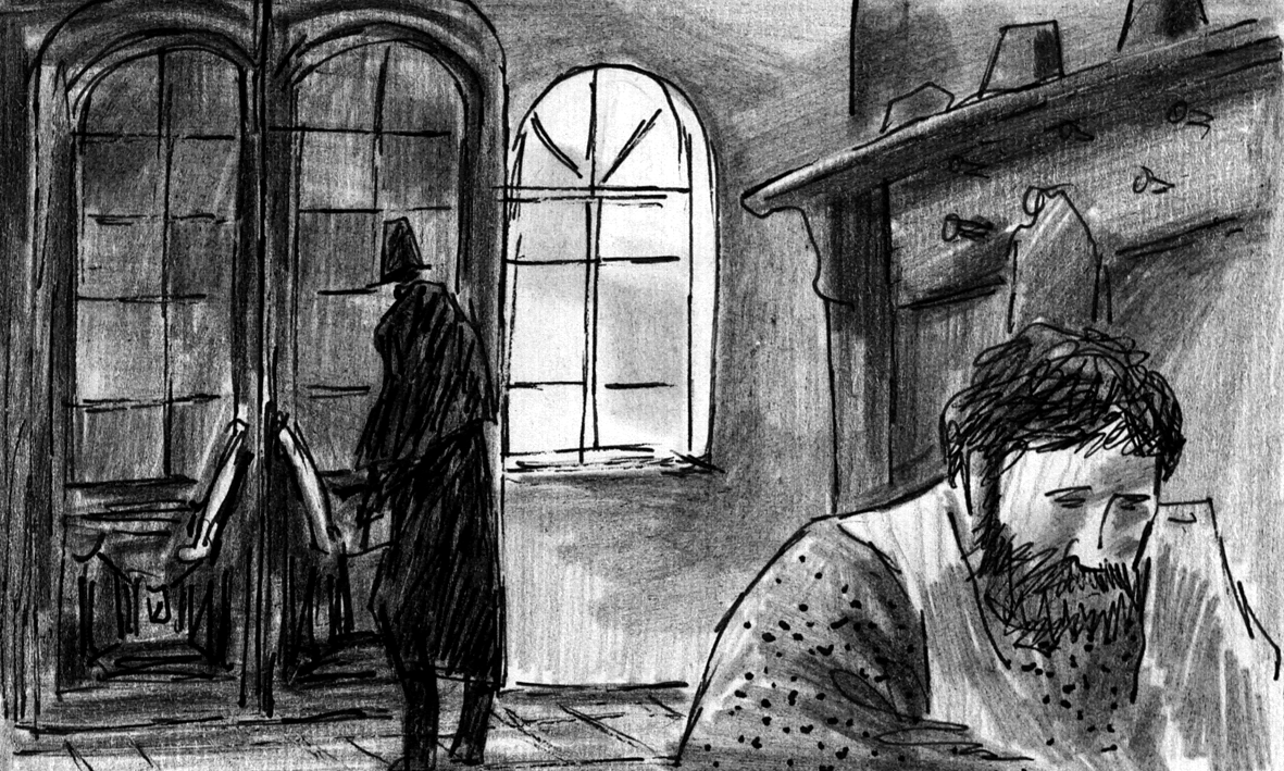 Poprishchin exits back entrance