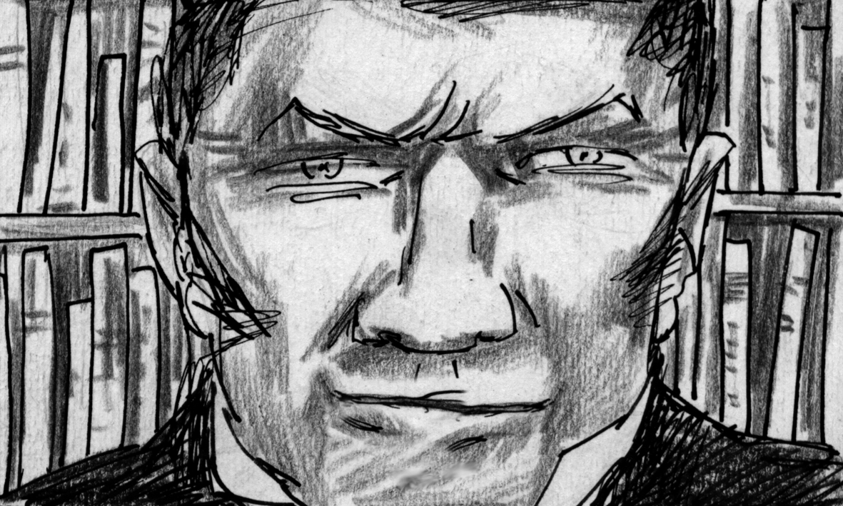 Poprishchin jumps from chair