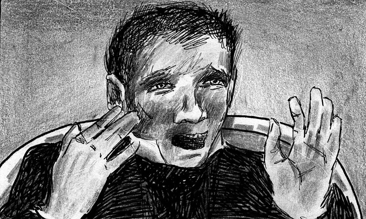 Cut to: Poprishchin is horrified by what he sees next...