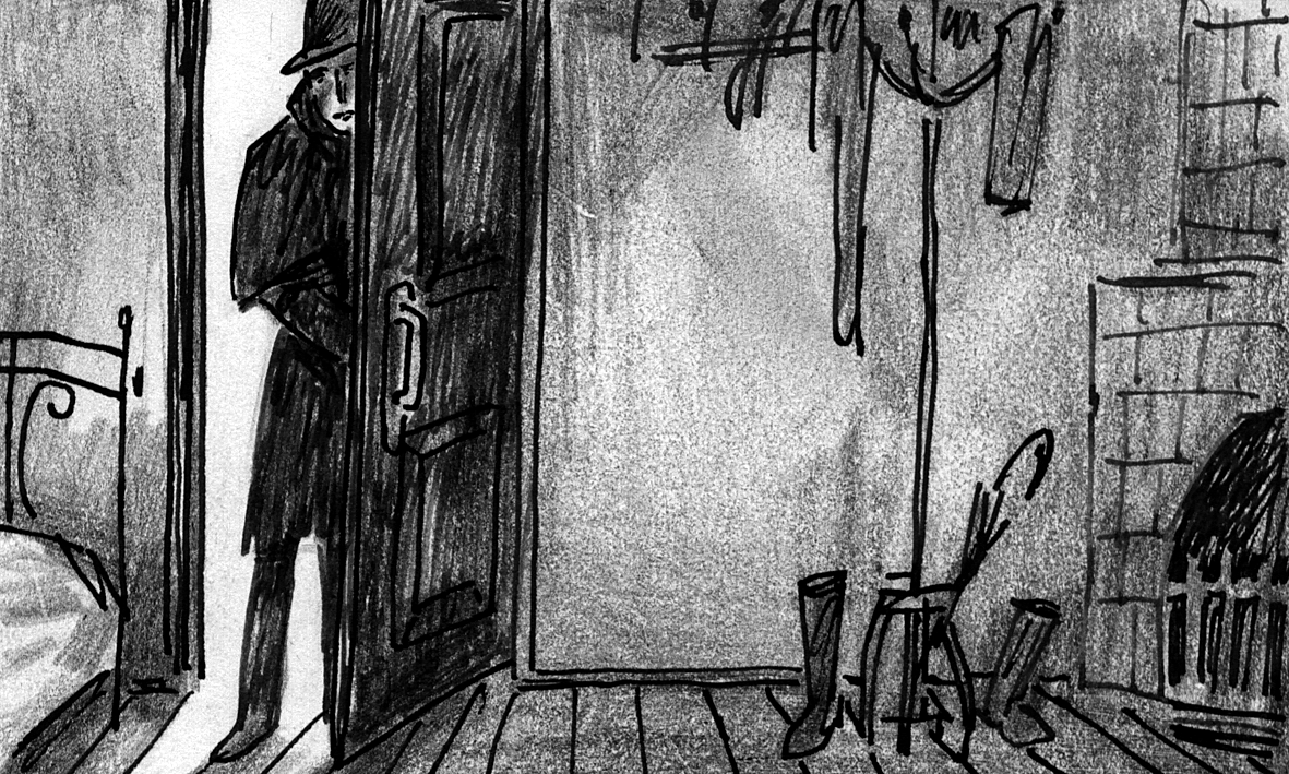 47: INT. Poprishchin's Apartment — Evening