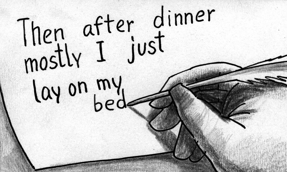 51: INT. Writing Desk — Night