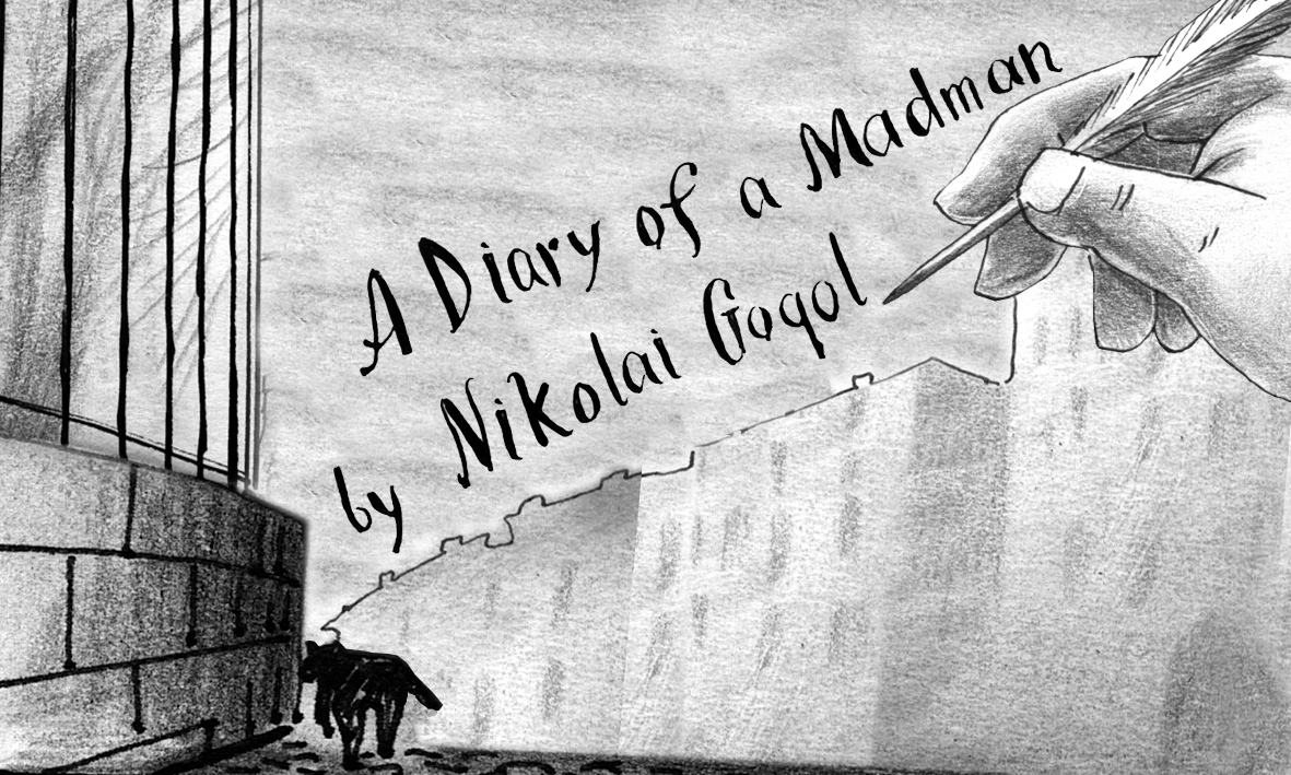 Writer's hand writes the title